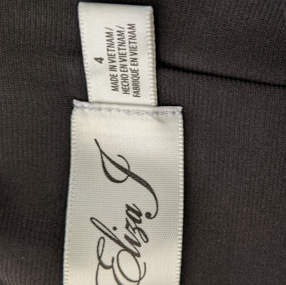 Eliza J embellished multi media trumpet gown - Picture 7 of 8